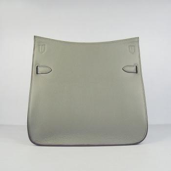 Hermes Jypsiere H6508 Cross Body Bag Cow Leather Grey