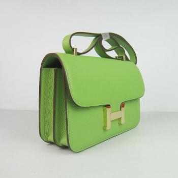 Hermes Constance H020 Cross Body Bag Green Replica