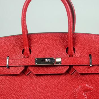 Hermes Birkin 1041 Ladies Handbag Red Replica