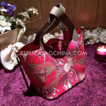 Hermes Handbag Calfskin Red Replica