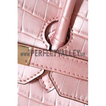 Hermes Birkin 35 Crocodile Rose Dragee 608058