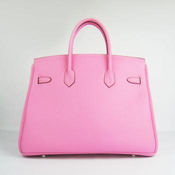 Hermes Original leather 6089 Handbag Lambskin Pink