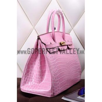 Hermes Birkin 35 Crocodile Pink 608061