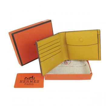 Hermes Wallet H014 Wallet Cow Leather