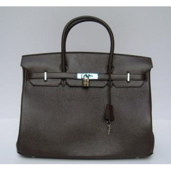 Hermes Birkin 62641 Ladies Handbag Brown