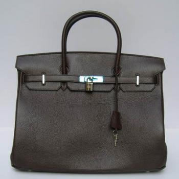 Hermes Birkin 62641 Ladies Handbag Brown