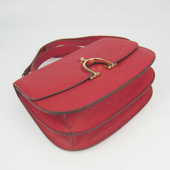 Hermes Stirrup bag 8088 Ladies Cow Leather Red Replica