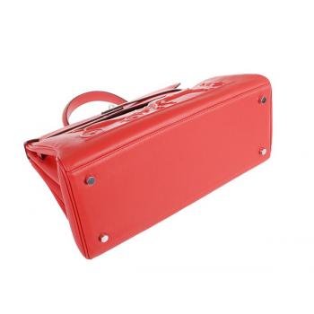 Cheap Hermes Original leather HK35 2way Red Replica