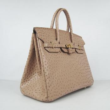 Hermes Birkin 6089 Handbag Lizard Leather Khaki