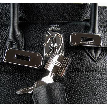 Hermes Birkin 6109 Ladies Handbag Black HM08500