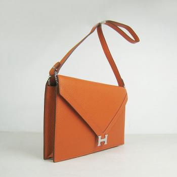 Hermes  bags H021 Ladies Lambskin Orange