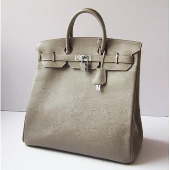 Cheap Hermes Birkin HB40 Ladies Cow Leather Grey Handbag