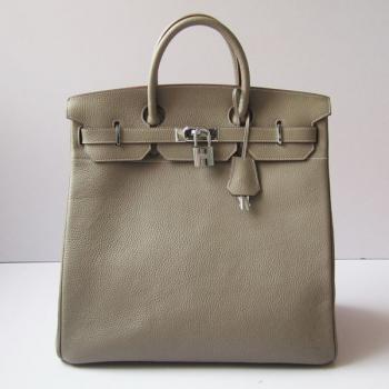 Cheap Hermes Birkin HB40 Ladies Cow Leather Grey Handbag