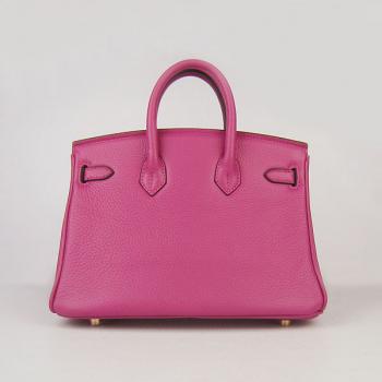 Hermes Birkin 6068 Cow Leather Purple Handbag