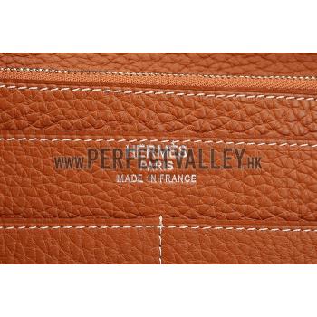 Replica Hermes Dogon Wallet Brown  18926633