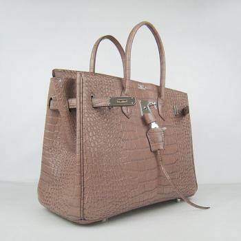 Hermes Birkin 6089 Ladies Coffee Handbag