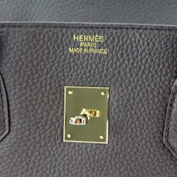 Hermes Birkin 6099 Ladies Cow Leather Brown Bag