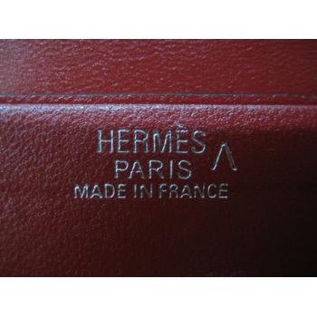 Cheap Hermes Wallet H1114 Wallet Crocodile Red