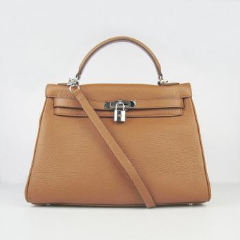 Hermes Kelly 6108 Ladies 2way Coffee Handbag HM08759