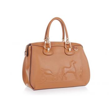 Hermes Original leather 60669 Ladies Cow Leather Coffee