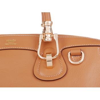 Hermes Original leather 60669 Ladies Cow Leather Coffee