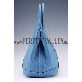 Hermes Garden Party Tote Blue Replica