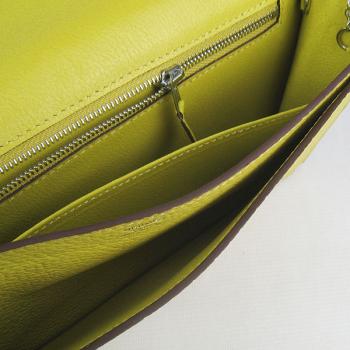 Hermes  bags H021 Ladies Lambskin Yellow