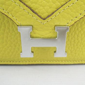 Hermes  bags H021 Ladies Lambskin Yellow