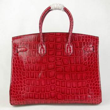 Hermes Birkin HB35 Ladies Red Handbag