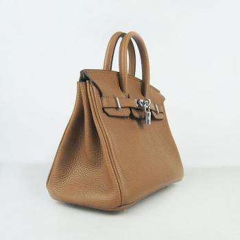 Replica Hermes Birkin 6068 Handbag Coffee