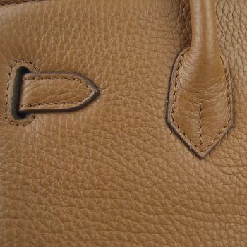 Replica Hermes Birkin 6068 Handbag Coffee