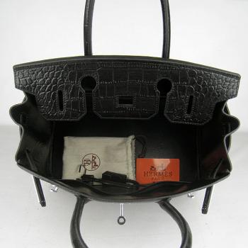 Hermes Birkin 6088 Ladies Black Handbag Replica