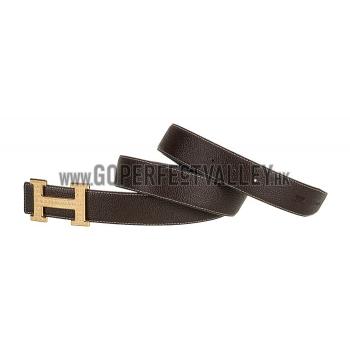 Hermes Brown With Gold 