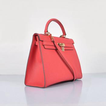 Hermes Original leather 6108 Lambskin Red Bag