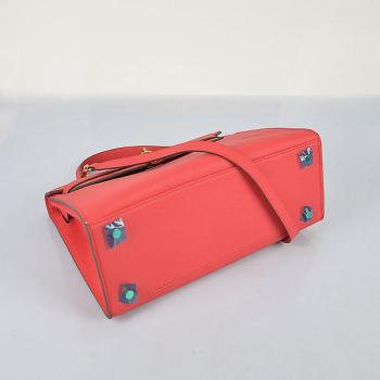 Hermes Original leather 6108 Lambskin Red Bag