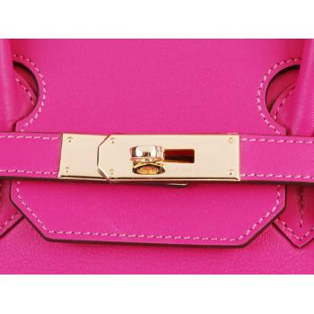 Hermes Original leather HB35 Ladies Pink Handbag