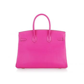 Hermes Original leather HB35 Ladies Pink Handbag