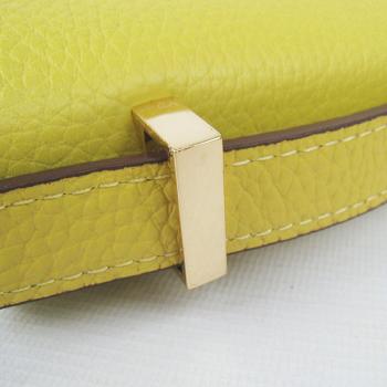 Hermes Constance H107 Cross Body Bag Cow Leather Yellow