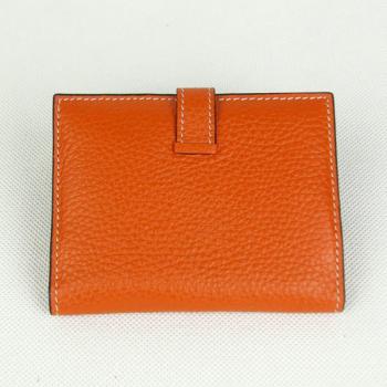 Hermes Wallet H009 Wallet Cow Leather Orange Replica