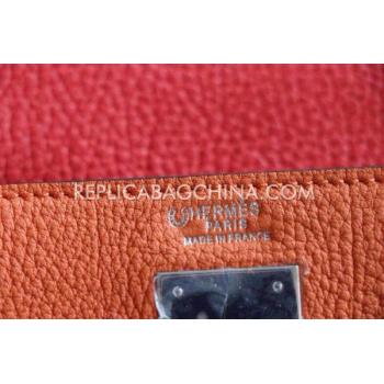 Hermes Kelly Handbag Orange