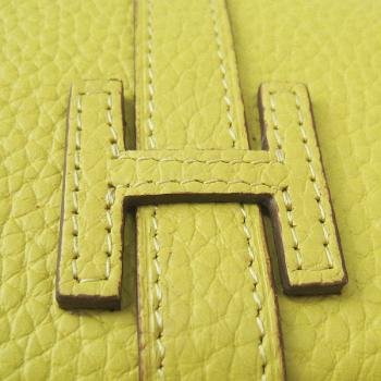 Hermes Wallet H015 Ladies Wallet Yellow