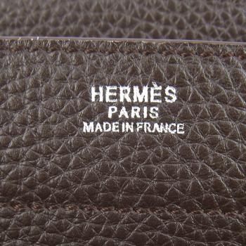 Hermes Briefcases 2813 Unisex Briefcase Coffee Replica