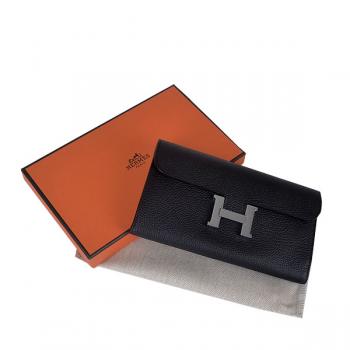 Hermes Wallet H6023 Wallet Cow Leather