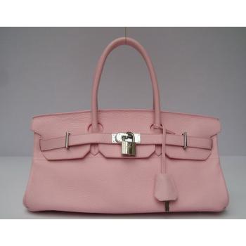 Hermes Birkin 62642 Ladies Cow Leather Pink Handbag