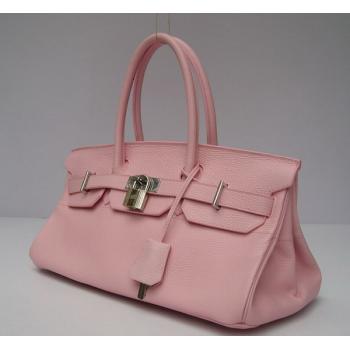 Hermes Birkin 62642 Ladies Cow Leather Pink Handbag