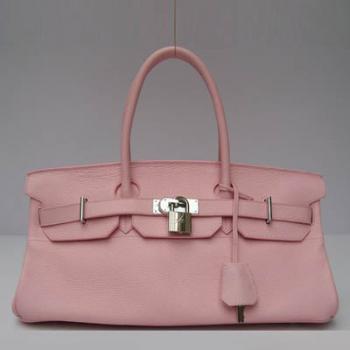 Hermes Birkin 62642 Ladies Cow Leather Pink Handbag