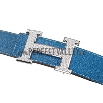 Hermes Blue With Silver 