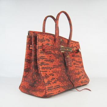 Cheap Hermes Birkin 6089 Handbag Crocodile Orange