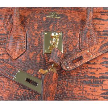 Cheap Hermes Birkin 6089 Handbag Crocodile Orange