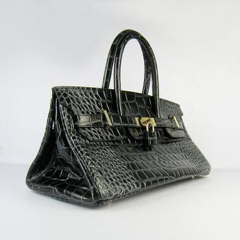 Hermes Birkin 6109 Ladies Handbag Black